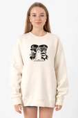 The Lighthouse Minimalist Ekru Kadın 2ip Sweatshirt thumbnail 1