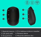 Logitech M171 Kablosuz Mouse Siyah 910-004424 thumbnail 2