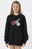 Mr Beast Dollar Bill Siyah Kadın 2ip Sweatshirt thumbnail 1