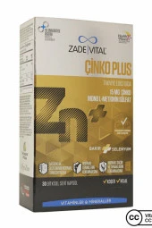Zade Vital Çinko Plus 15 Mg 30 Kapsül thumbnail 1