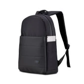 Classone Mila TX100 Serisi 15,6 inch , Su Geçirmez Kumaş ve Su Geçirmez fermuar Notebook, Laptop , Macbook  Sırt Çantası -Siyah thumbnail 2