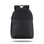 Classone Mila TX100 Serisi 15,6 inch , Su Geçirmez Kumaş ve Su Geçirmez fermuar Notebook, Laptop , Macbook  Sırt Çantası -Siyah thumbnail 4