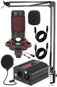 Midex CXN-30 Paket-3 +48V Phantomlu Mikrofon Stand Seti thumbnail 1