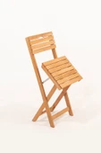 Meya Dekor Balkon Bahçe Mutfak 3'lü Bistro Set Katlanır thumbnail 2