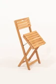 Balkon Bahçe Mutfak 3'lü Bistro Set Katlanır thumbnail 2