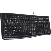 Logitech K120 USB Kablolu Türkçe Q Klavye - Siyah thumbnail 1