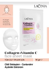 Lacinia Kağıt yüz maskesi (Collogen + Vit.C) thumbnail 3