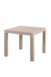 Almina Bambu Rattan Masa 90X90 Camsız thumbnail 1