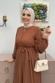 Fermuarlı Ferace 6001 Taba thumbnail 11