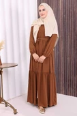 Fermuarlı Ferace 6001 Taba thumbnail 3