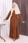 Fermuarlı Ferace 6001 Taba thumbnail 2