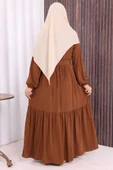 Fermuarlı Ferace 6001 Taba thumbnail 5