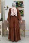 Fermuarlı Ferace 6001 Taba thumbnail 10