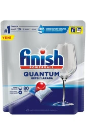Finish Quantum 80 Tablet Bulaşık Makinesi Deterjanı thumbnail 2