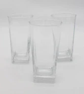 Paşabahçe 41300 3Lü Carre 305cc/10oz Su Bardağı thumbnail 1