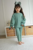 KIZ ÇOCUK KOL MODELLİ İKİLİ TAKIM thumbnail 6