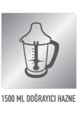 HB1748 Optiblend Blender Seti 1000 W Siyah thumbnail 5