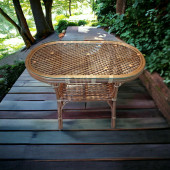 Bambu Oval Masa 70X120 (CAMSIZ) thumbnail 1