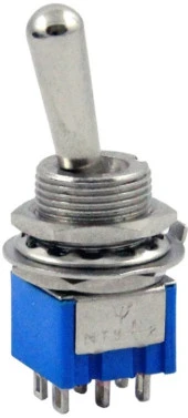 TOGGLE SWİTCH ON-OFF Ø12MM MTS-202L (IC-148G) thumbnail 2