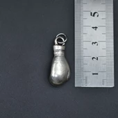 Boks Eldiveni Kolye Ucu - Antik Gümüş Kaplama - Kod:6 thumbnail 5