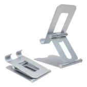 Powermaster A30 Masaüstü Metal Telefon Stand Tutacağı Çift Eksenli Katlanabilir thumbnail 3