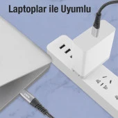 Zhltools 240W Type-C to Type-C Hızlı Şarj ve Data Kablosu thumbnail 5