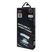 LinkTech K486 Type-C Led Işıklı 1.2mt Yassı Şarj ve Data Kablosu thumbnail 5