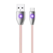LinkTech K486 Type-C Led Işıklı 1.2mt Yassı Şarj ve Data Kablosu thumbnail 3