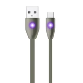 LinkTech K486 Type-C Led Işıklı 1.2mt Yassı Şarj ve Data Kablosu thumbnail 4