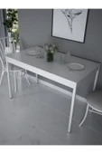 Beyaz Mutfak Masası 70x120 cm thumbnail 1