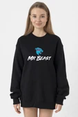Mr Beast Siyah Kadın 2ip Sweatshirt thumbnail 1