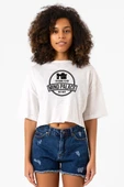 Sherlock Mind Palace Beyaz Kırçıllı Kadın Crop Tshirt thumbnail 1