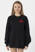 Cobra Kai Logo Siyah Kadın 2ip Sweatshirt thumbnail 1