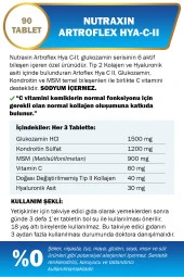 NUTRAXIN ARTROFLEX HYA-C-II 90 TABLET thumbnail 2