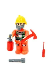 Özbayraktar Fire Fighter İtfaiye Figürü Lego Seti thumbnail 2