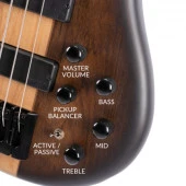 CORT C4PLUS OVMH ABB BAS GİTAR, 4 TELLİ, ANTIQUE BROWN BURST thumbnail 2