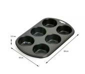 Kaıser Muffin Kalıp 6Lı 29x18cm thumbnail 2
