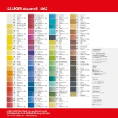Lukas Aquarell 1862 Sulu Boya Seti 72li thumbnail 2