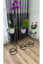 Modern Style Home 3 lü Saksılık Çiçeklik thumbnail 2