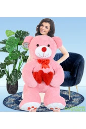 Özgüner 100 Cm Pembe Bobo Peluş Ayıcık thumbnail 2