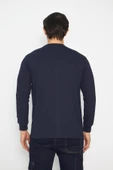 Uzun Kol Sıfır Yaka Sweatshirt thumbnail 6