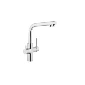 Artema Split A42144 Dual-flow Eviye Mutfak Bataryası, Krom thumbnail 1