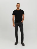JACK JONES Erkek V Yaka Basic Tişört 12156102 thumbnail 3