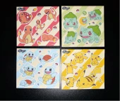 Özel Tasarım Başlangıç Pokemonları Sticker Set -4 Adet- thumbnail 3
