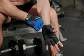 Harbinger Training Grip 2.0 Unisex Mavi Ağırlık Eldiveni thumbnail 3