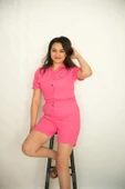 BELİ LASTİKLİ ŞORTLU GABARDİN TULUM thumbnail 9
