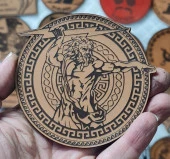 ZEUS - Deri Peç - Arma - Leather Patch thumbnail 3