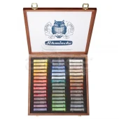 Schmincke Soft Pastel Boya Seti Cardboard 45li Ahşap Kutu thumbnail 1