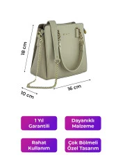 Kriste Bell Kadın Çanta Bej 7139 thumbnail 2
