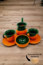 Fırınlanmış Toprak 2 'Li Fincan Set thumbnail 1